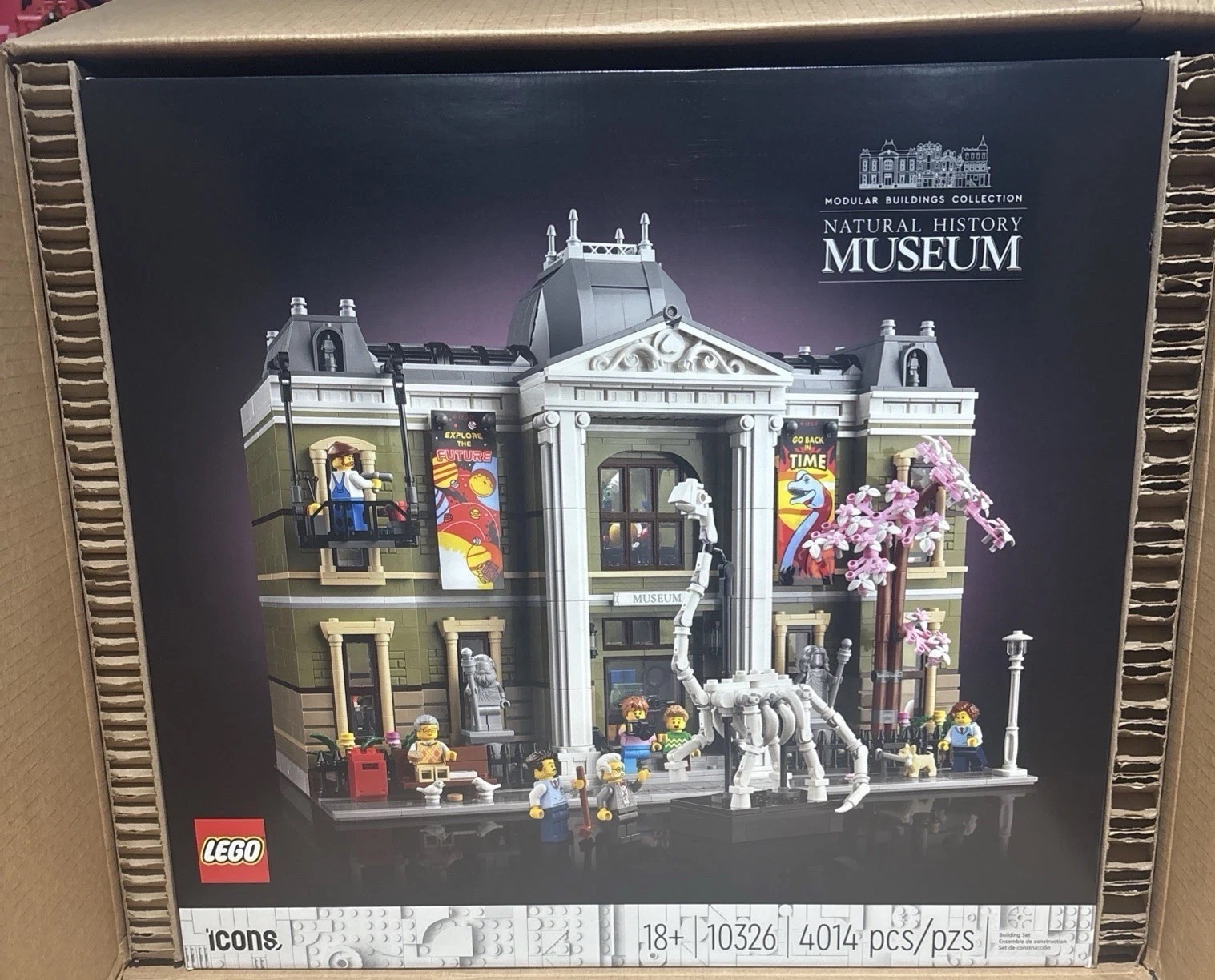 LEGO Icons Natural History Museum 10326 – Modular Building UNOPENED NEW SEALED