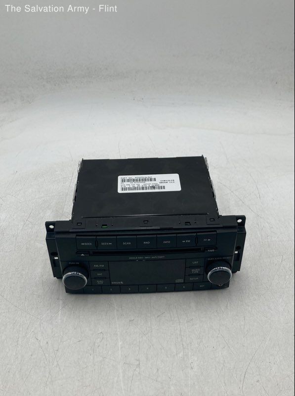 Chrysler Group P05091163AC Black Single Disc MP3 Anti-Theft RES Car Radio