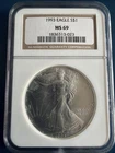 1993 Silver Eagle NGC MS69