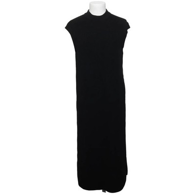 H&M, Kleid, Größe: S, Schwarz, Einfarbig, Rippenstrick, Damen #NUu