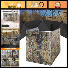 Store de chasse portable 3 panneaux avec sac de transport - Idéal pour cerf, dinde et eau