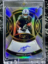 💎 2025 Panini Select Ashton Jeanty Rookie Signatures Silver Prizm Auto Raiders