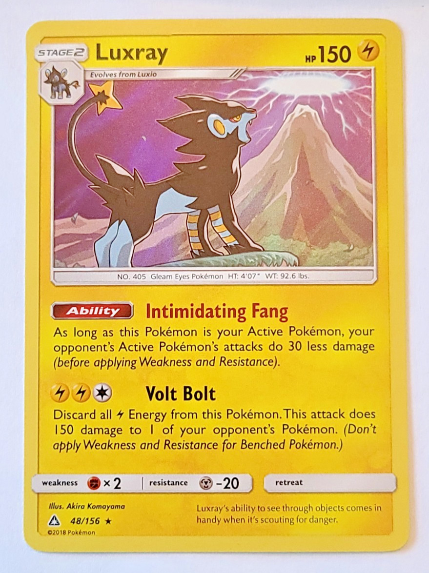 Pokemon TCG: Luxray Ultra Prism #48/156 Holo LP