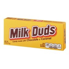 903183 1 X 141G THEATRE BOX OF MILK DUDS WITH CHOCOLATE AND CARAMEL