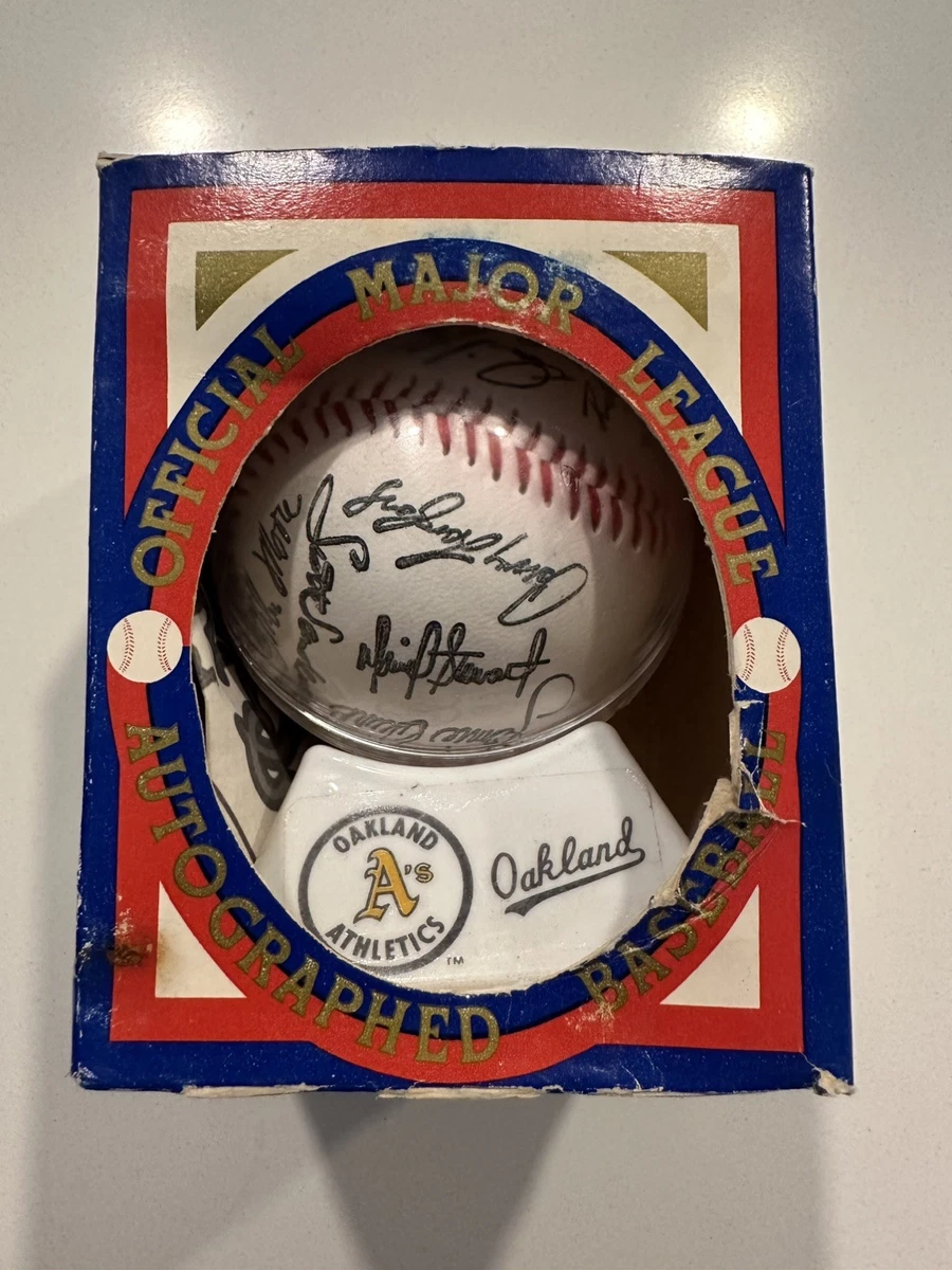Rickey Henderson Oakland Athletics Original Autographed Baseball