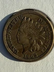 1863 Indian Cent AU