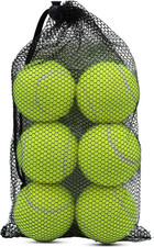 Tennis Balls, 6 Pack Training Tennis Balls,High Elasticity Practice Balls for Be
