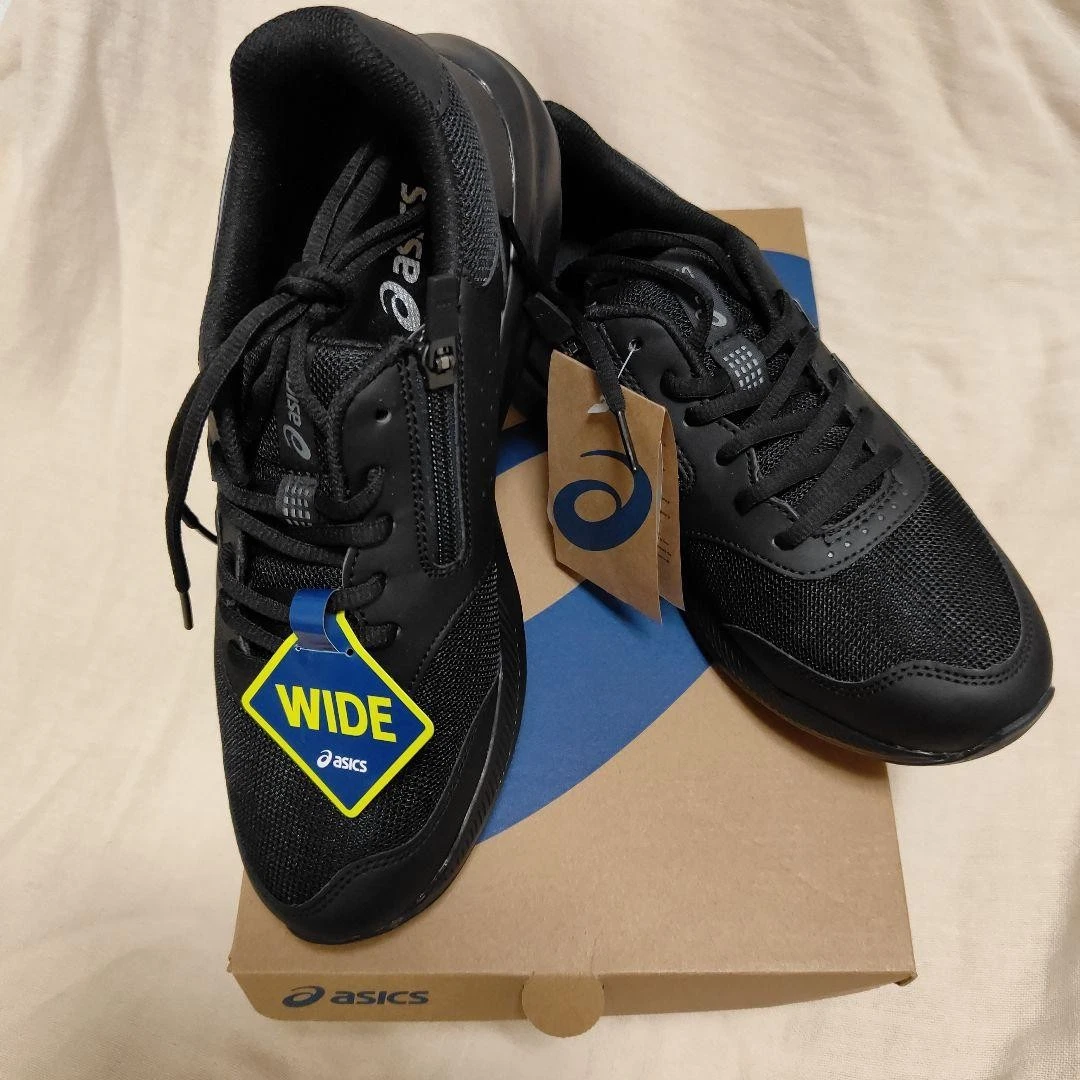 Scarpe da passeggio Asics Gel Fan Walker da uomo nere 8.0US mai usate