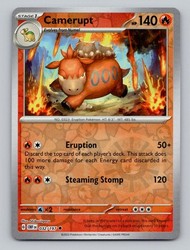 Camerupt 032/197 Reverse Holo Obsidian Flames
