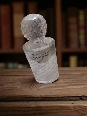 Großer alter Vintage Parfum Flakon, Retro Flasche Sammlung Deko leer