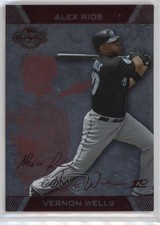 2007 Topps Co-Signers Silver Red /199 Vernon Wells Alex Rios #29 7eo