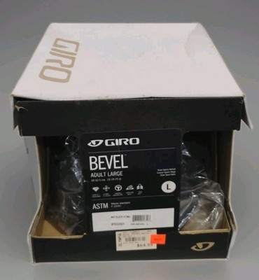 Giro Bevel Ski/Skate/Snowboard Helmet Matte Black Adult Sz Lg NEW In Box 7032001