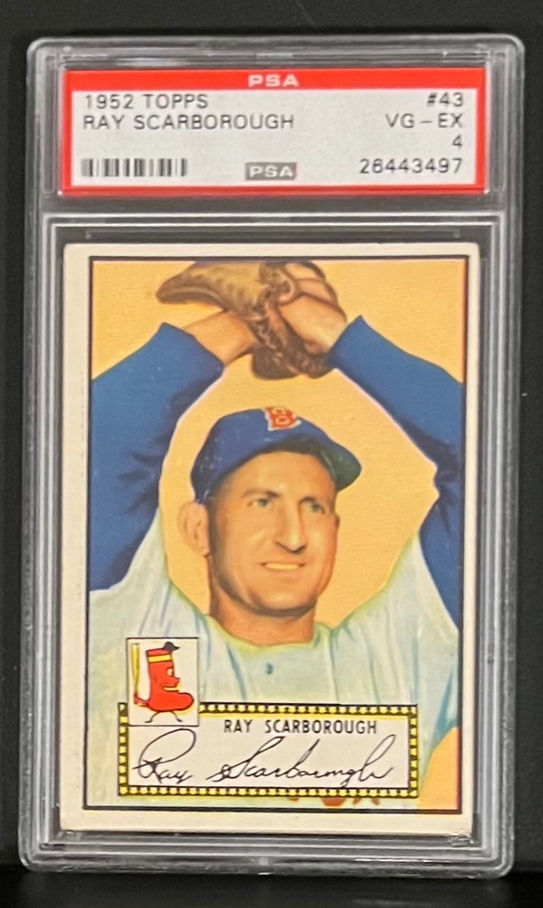 1952 Topps Ray Scarborough #43 PSA4