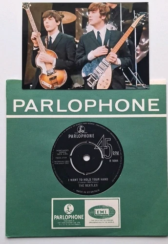 The Beatles"I Want to Hold Your Hand"1963 Parlophone Original UK 7"Single 🇬🇧