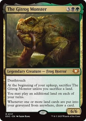 The Gitrog Monster NM MYTHIC Legendary MTG Commander: Edge of Eternities Regular