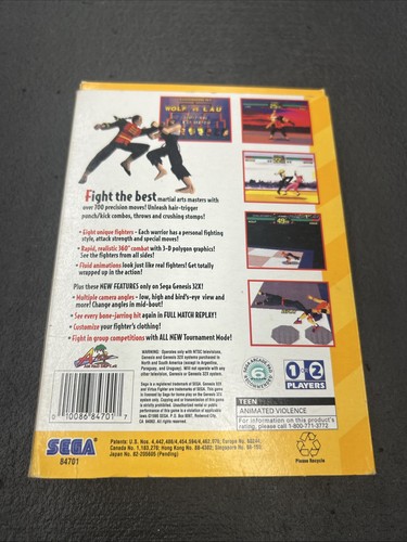Virtua Fighter Sega Genesis32X CIB Very Good Condition - Bild 2 von 15
