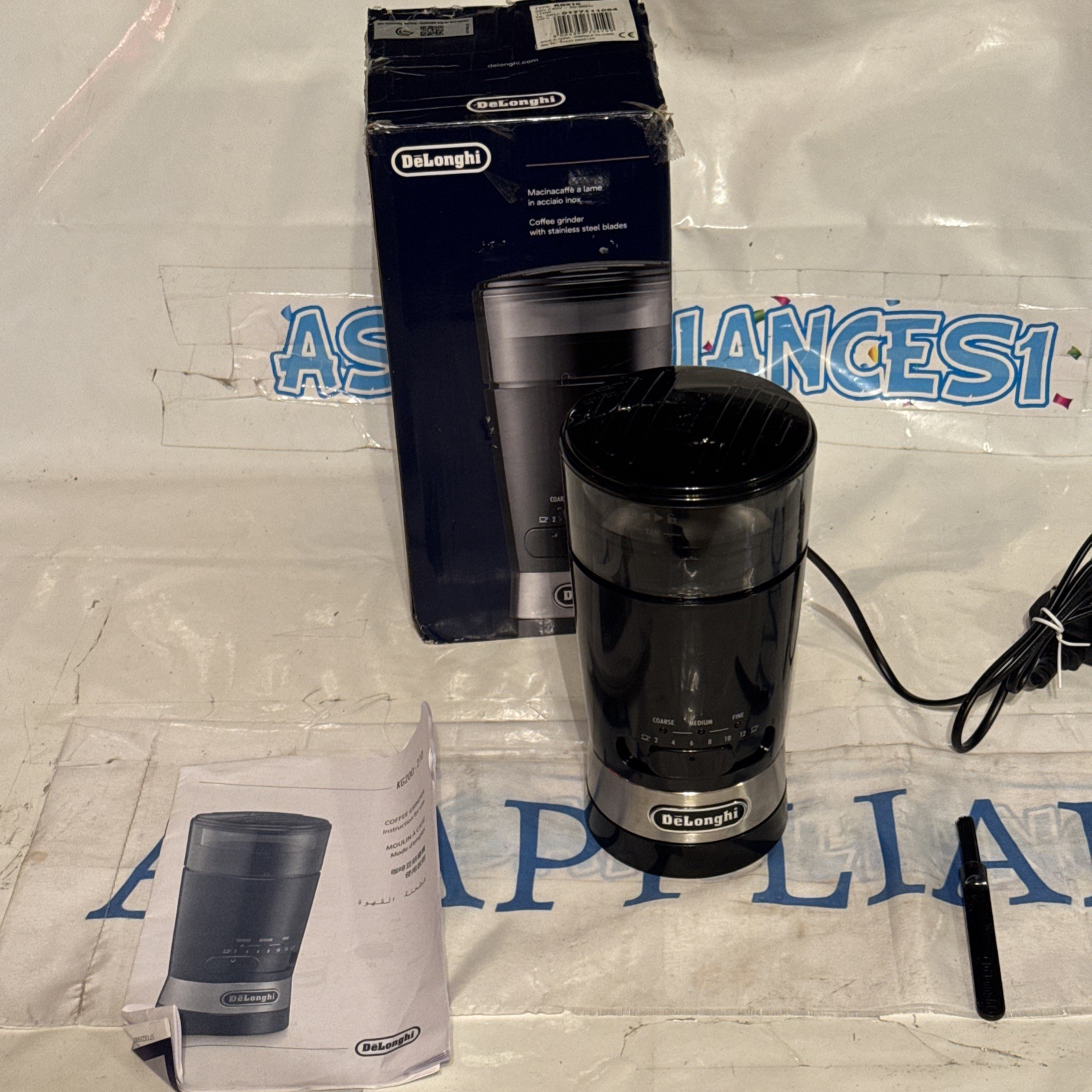 DeLonghi KG210 Coffee Grinder Black – Very Good Working