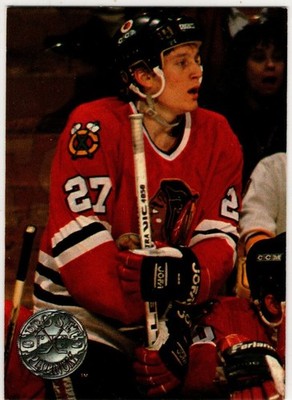 1992 Pro Set Hockey Jeremy Roenick No. 24 Chicago Blackhawks