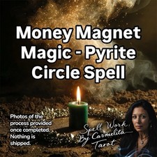 Money Magnet Magic - Pyrite Circle Spell by Carmelita Tarot