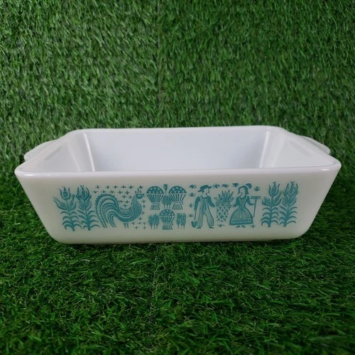 Pyrex Amish Butter Print 0503 Casserole NO LID Refrigerator Dish 1.5 Quart