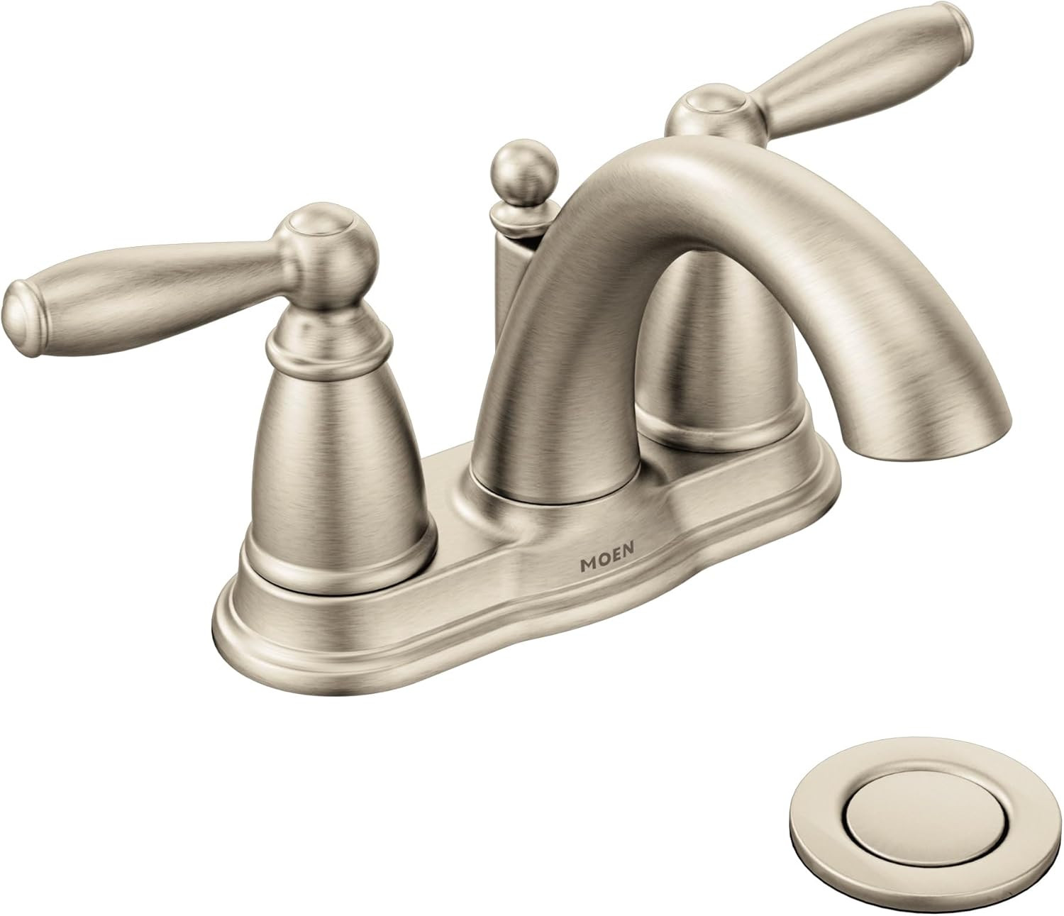 Two-handle Low-arc Traditional Centerset Bathroom
