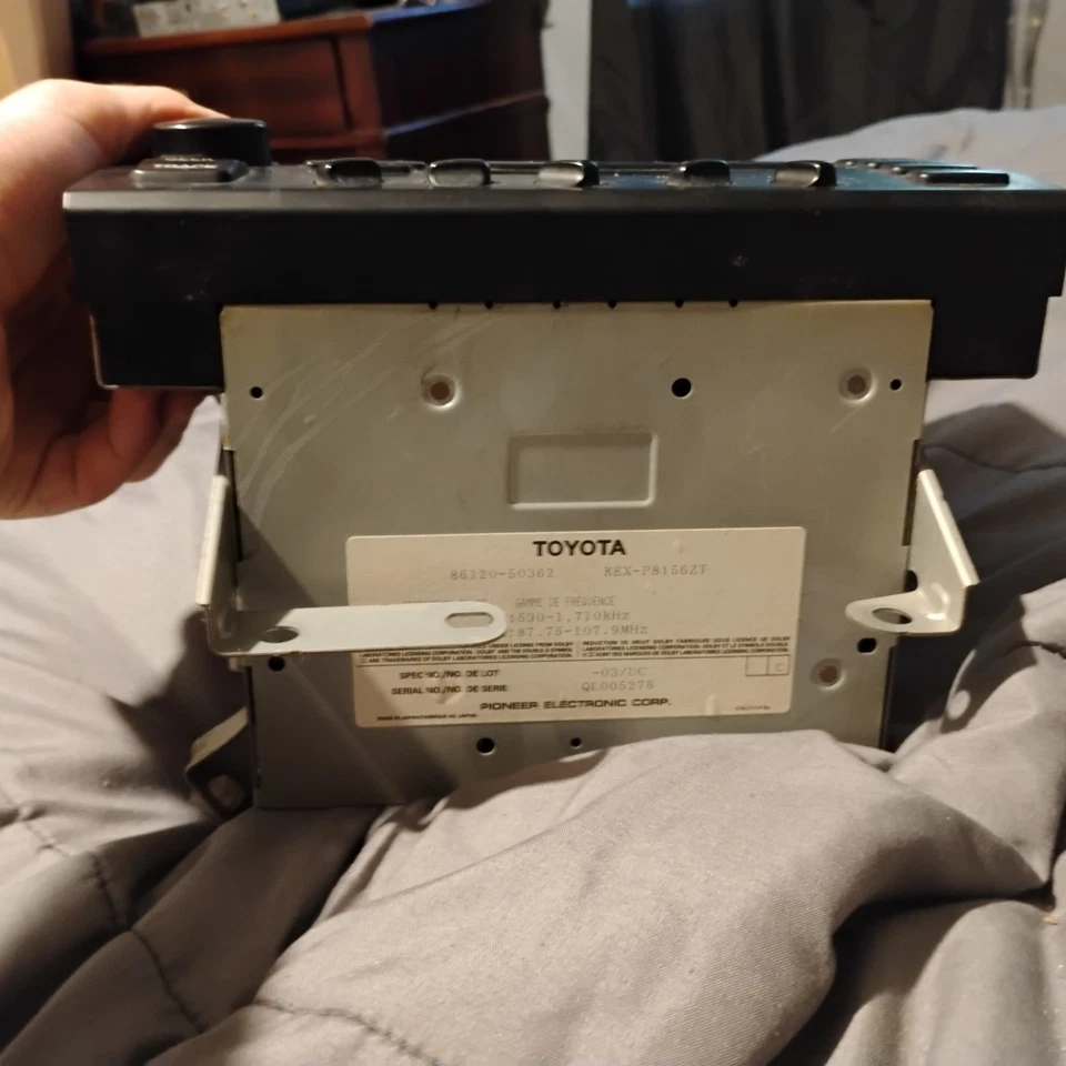 97 Lexus LS400 Front AC Heater Climate Control Radio AM FM CD Cassette OEM - Image 3 of 4