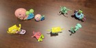 Vintage SpongeBob SquarePants 8pc Plastic Mini Figurine Lot — photo 2