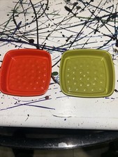 Lot Of 2 Vtg Never Used Tupperware Soap/Sponge Dish