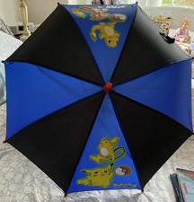 Vintage 2000  s Pokemon Umbrella Pikachu Nintendo Official Licensed 4 Character
