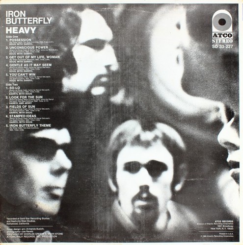 Iron Butterfly - Heavy (LP, Album, RE) (Very Good Plus (VG+))