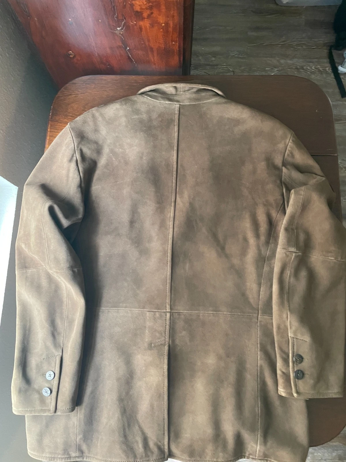 Gimo’s GMS-75 Brown Suede Leather Blazer Jacket Italy Fit See Measurements - product detail image 6