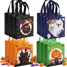 12PCS Halloween Treat Bags with Handles