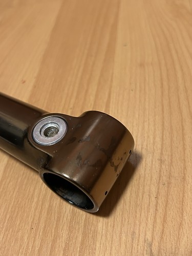 Vintage TIOGA 1 1/8" Threadless Stem 25.4 ø Clamp 130 mm Bronze 90s Retro MTB - Picture 9 of 12