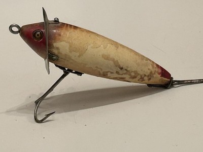 VTG Heddon 210 Surface LUM Luminous Glass Eyes 2 PC Hardware - Rare Color Lure