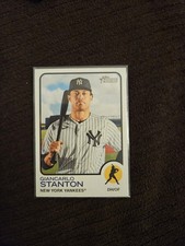 2022 Topps Heritage - Team and Name Color Swap Variation Giancarlo Stanton #225