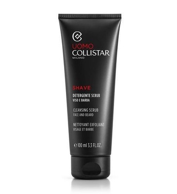 Collistar Men's Face And Beard Scrub Cleanser 100 Ml