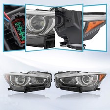 For 2014-2017 Infiniti Q50 Halogen Headlight Headlamp Non-afs Leftright Opt For 2014-2017 Infiniti Q50 Halogen Headlight Headlamp Non-afs Leftright Opt