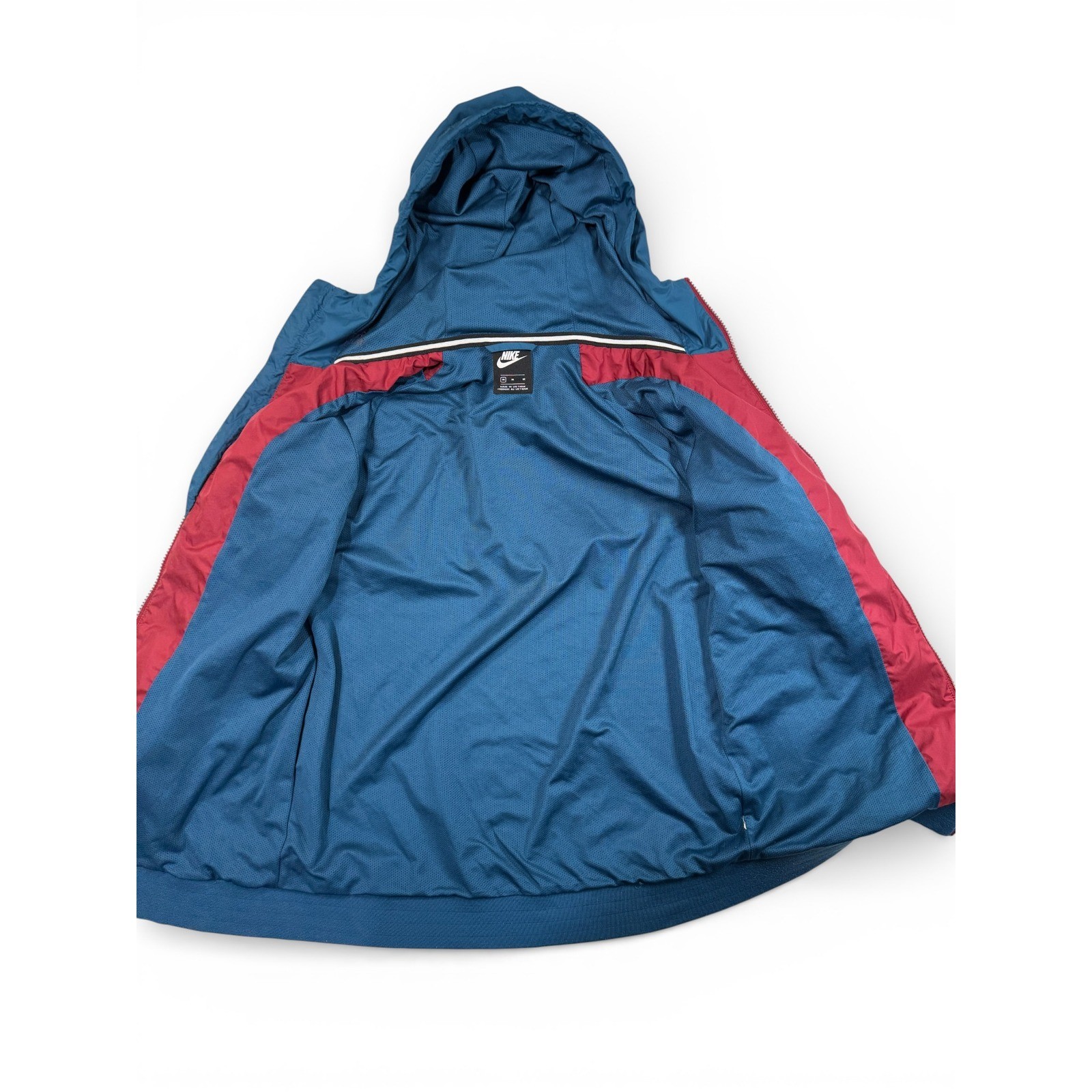 Nike Windrunner Jacket Men Medium Colorblock Hood… - image 3