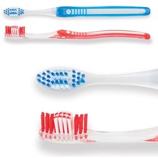 SmileGoods 72/Box soft compact toothbrushes 38 tuft contour crossangle bristles