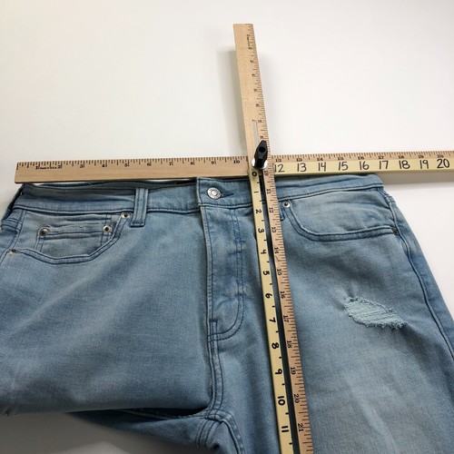 Hollister Slim Straight 34x32 (Fits 34W 32L) Mid Rise Jeans Advanced Stretch - Picture 7 of 10