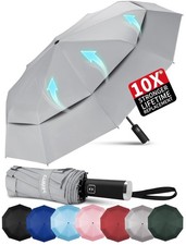 Best Windproof Travel Umbrella Automatic Umbrellas for Rain, Portable  Compact