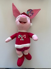 Disney's Winnie the pooh Piglet in Christmas Sweater with Hat 20" plush