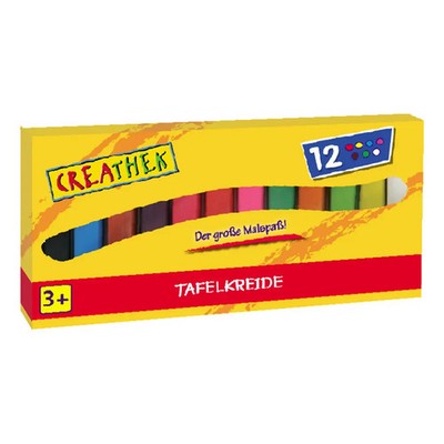 Creathek Tafelkreide, bunt, 12-er Pack