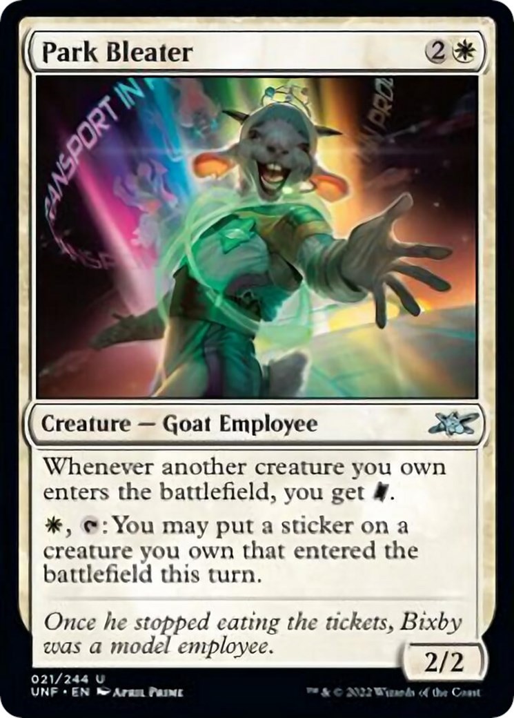 NM - Park Bleater UNF - 21 Unfinity
