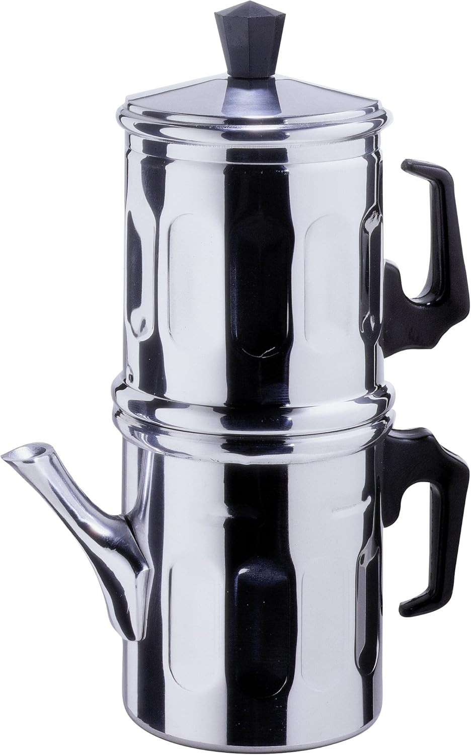 CAFFETTIERA NAPOLETANA ALLUM.TZ.3, Alluminio, Silver, 3 Tazze, 250 Unità