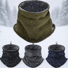 Winter Neck Warmer Gaiter Fleece Windproof Face Mask Cover Scarf for Men Women