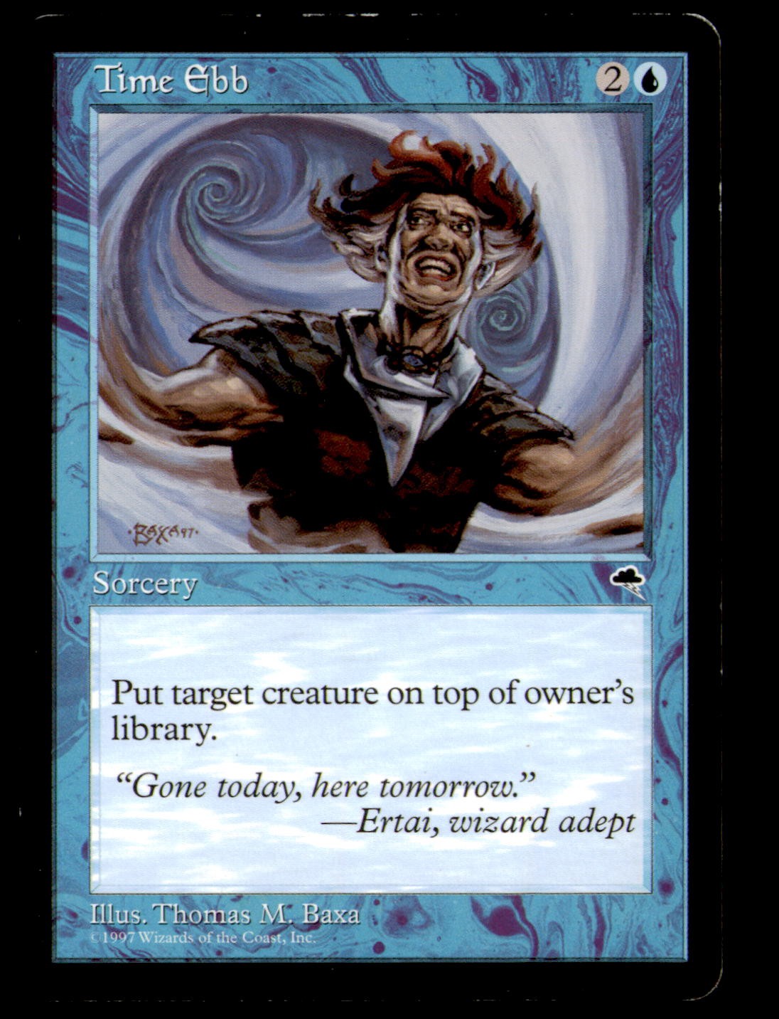 Time Ebb 96 Common Tempest Magic: The Gathering Lightly Played