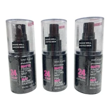 Lot of 3 Wet n Wild Photo Focus Matte Finish Setting Mist Spray 2.2 fl oz
