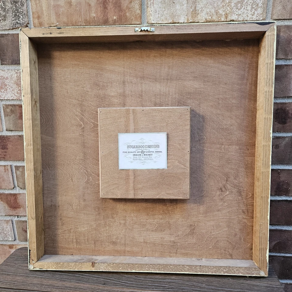 Marco de caja de fotos Sugarboo Designs - "Tú eres el poema..." 20" X 20" cuadrado amarillo Foto 4 de 4