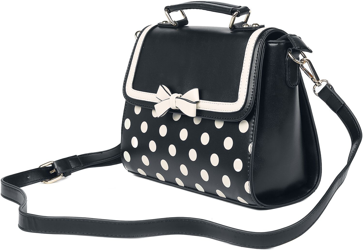 Запрещенный ретро-аксессуар Damen Retro Influencer schwarz/weiß Standard